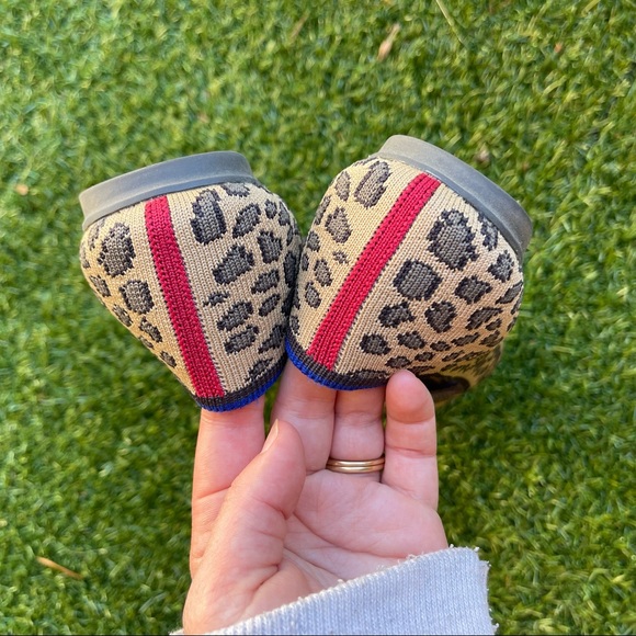 Rothys | Round Toe Flat in Spotted Leopard Cheetah Print • Washable Eco-Friendly - Picture 2 of 8